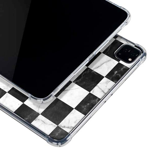 Checkered Marble iPad Cases