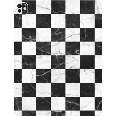 Checkered Marble iPad Pro 13in M4 (2024) Skin