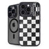 Checkered Marble iPhone 14 Pro Kickstand Case
