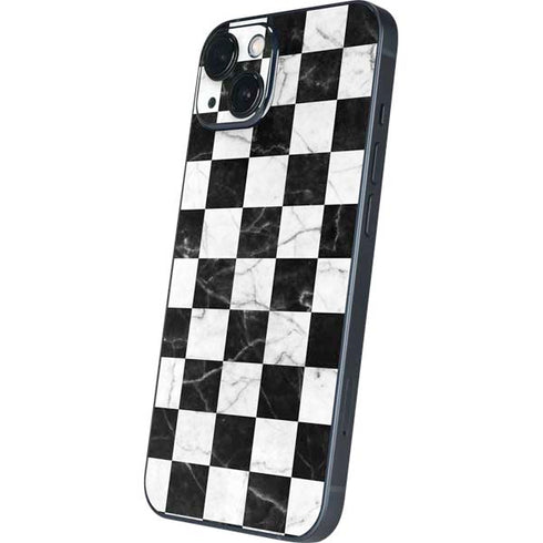Checkered Marble iPhone Skins