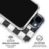 Checkered Marble iPhone 15 Clear Case