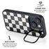 Checkered Marble iPhone 15 Kickstand Case