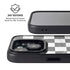 Checkered Marble iPhone 15 Kickstand Case