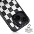 Checkered Marble iPhone 15 Kickstand Case