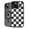 Checkered Marble iPhone 15 Plus Kickstand Case