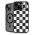 Checkered Marble iPhone 15 Plus Kickstand Case