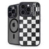 Checkered Marble iPhone 15 Pro Kickstand Case