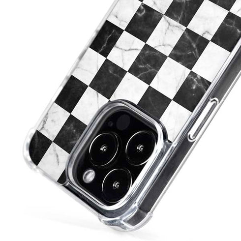 Checkered Marble iPhone 16 Pro Max MagSafe Case