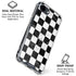 Checkered Marble iPhone 16e Clear Case