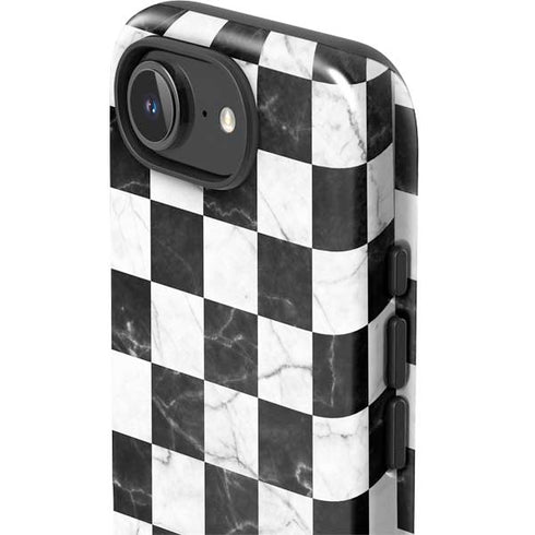 Checkered Marble iPhone 16e Impact Case