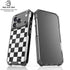Checkered Marble iPhone 18 Pro Clear Case
