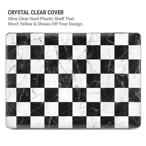 Checkered Marble MacBook Pro 14in (2021-24) Case plus Skin