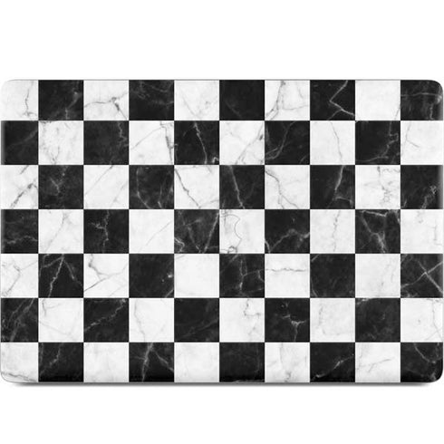 Checkered Marble MacBook Skins