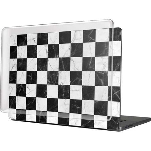 Checkered Marble MacBook Cases