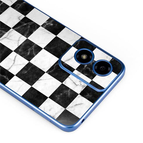 Checkered Marble Moto G Play 4G (2024) Skin