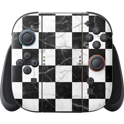 Checkered Marble Nintendo Skins