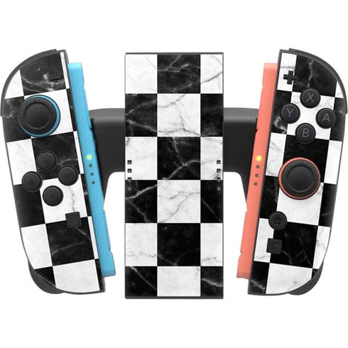 Checkered Marble Nintendo Switch 2 (2025) Joy-Con Controller Skin