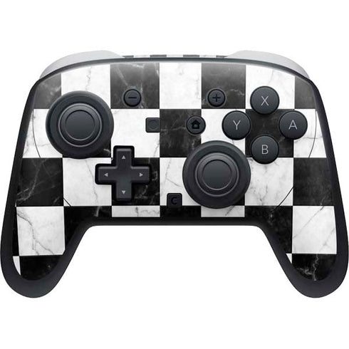 Checkered Marble Nintendo Skins