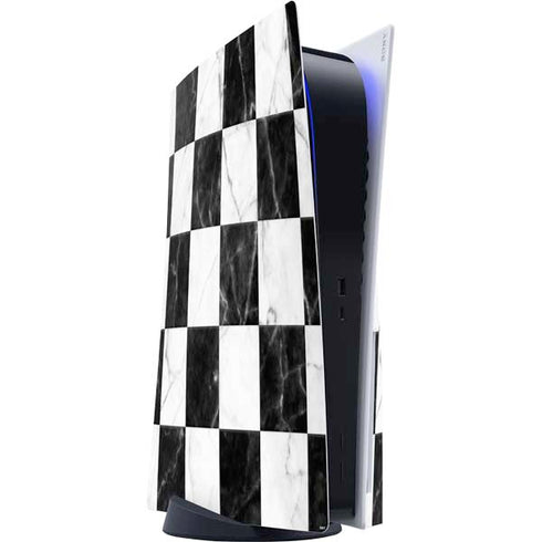Checkered Marble PlayStation PS5 Skins