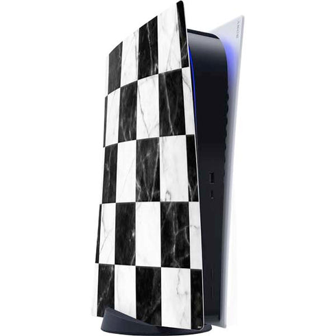 Checkered Marble PlayStation PS5 Skins