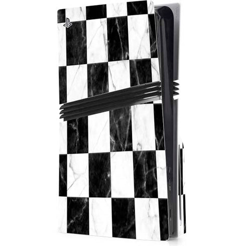 Checkered Marble PlayStation PS5 Skins