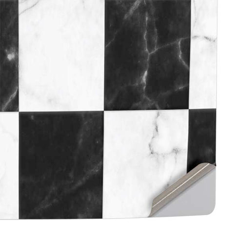 Checkered Marble PS5 Slim Digital Edition Console Skin