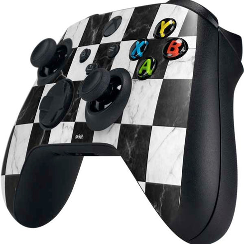 Checkered Marble Xbox Series X Controller Skin