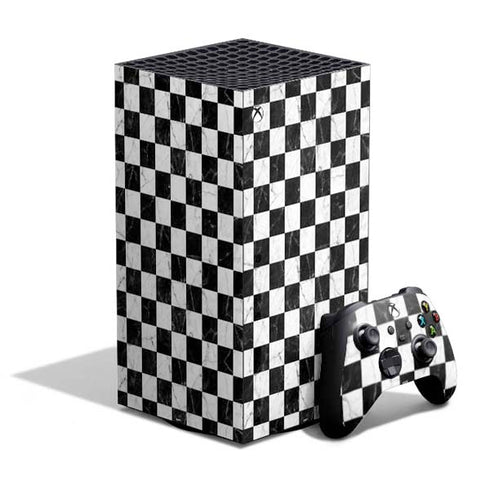 Checkered Marble XBox Series X Digital Edition Bundle Skin