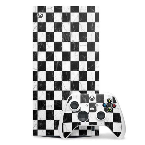 Checkered Marble Xbox Series X Skins