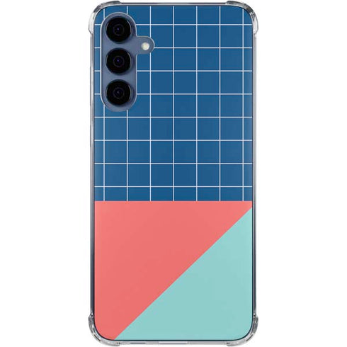 Checkered Split Galaxy A35 5G Clear Case