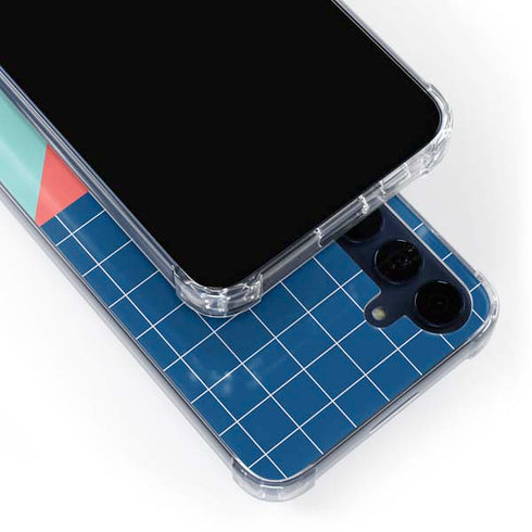 Checkered Split Galaxy A35 5G Clear Case