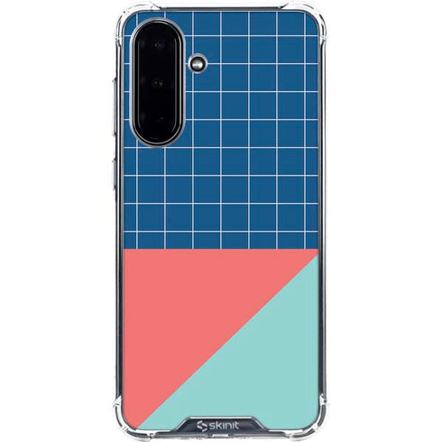 Checkered Split Galaxy A36 5G Clear Case