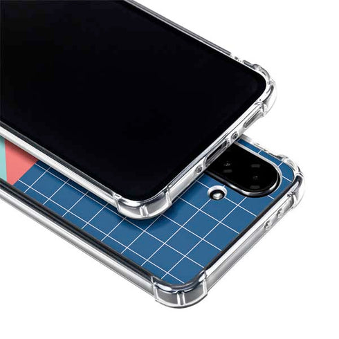 Checkered Split Galaxy A36 5G Clear Case