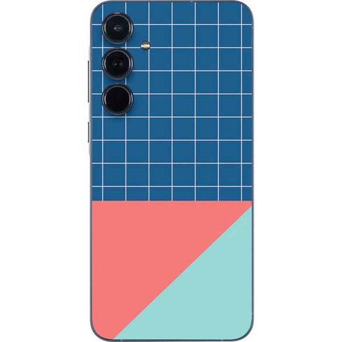 Checkered Split Galaxy A55 5G Skin