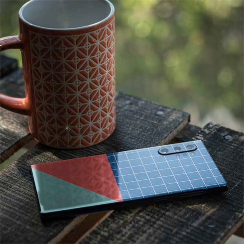 Checkered Split Galaxy Note 10 Plus Skin
