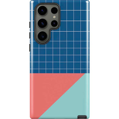 Checkered Split Galaxy S23 Ultra Pro Case