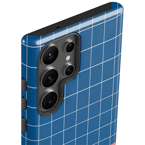 Checkered Split Galaxy S23 Ultra Pro Case
