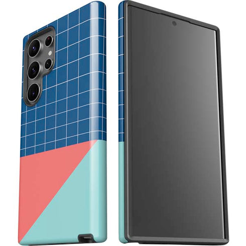 Checkered Split Galaxy S23 Ultra Pro Case