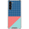 Checkered Split Galaxy S24 FE Clear Case