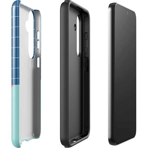 Checkered Split Galaxy S25 Impact Case