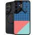 Checkered Split Galaxy S25 Kickstand Case