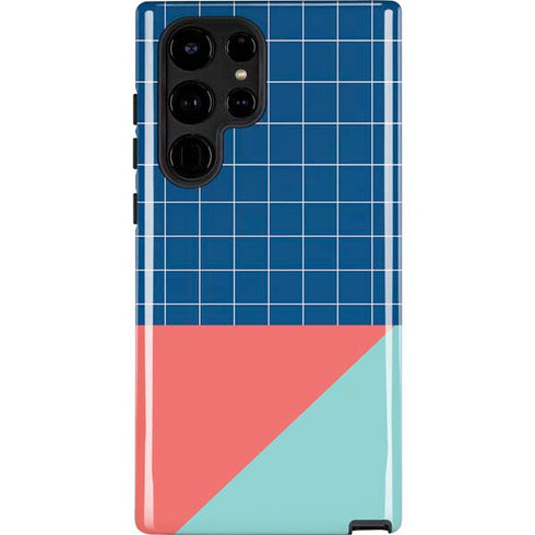 Checkered Split Galaxy Cases