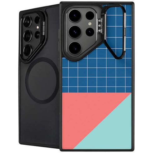 Checkered Split Galaxy S24 Ultra Kickstand Case