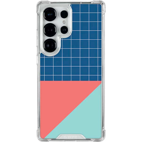 Checkered Split Galaxy S25 Ultra Clear Case