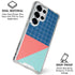 Checkered Split Galaxy S25 Ultra Clear Case