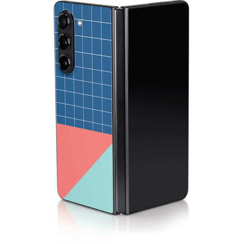 Checkered Split Galaxy Z Fold5 5G Skin
