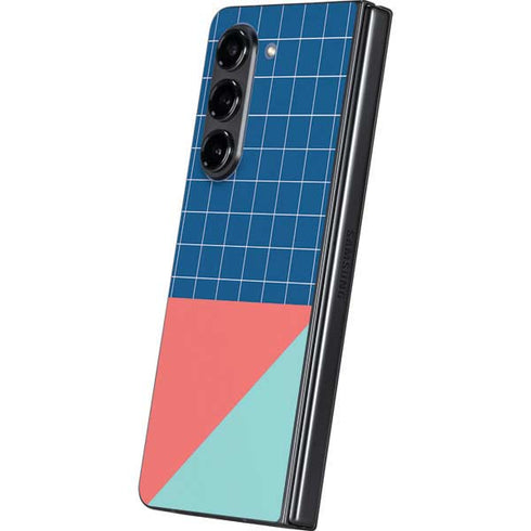Checkered Split Galaxy Z Fold5 5G Skin