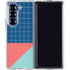 Checkered Split Galaxy Z Fold6 Clear Case