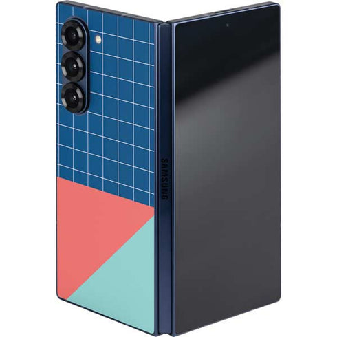 Checkered Split Galaxy Z Fold6 Skin