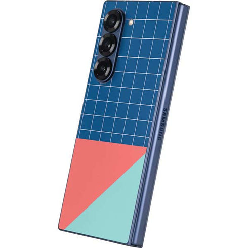 Checkered Split Galaxy Z Fold6 Skin